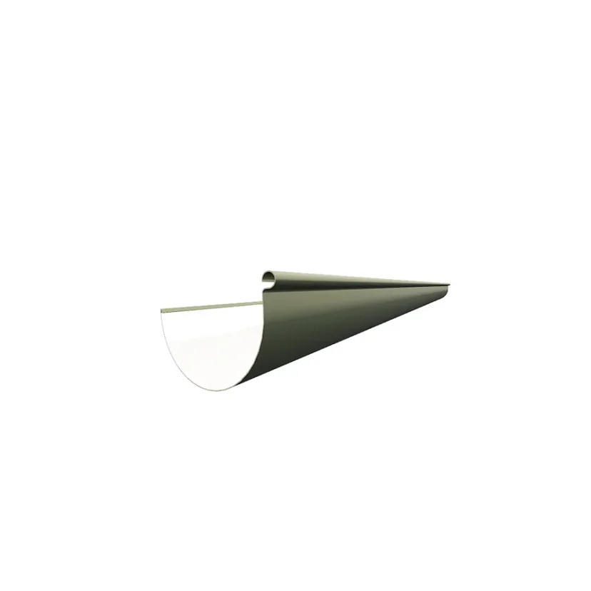 Half-round gutter — COLORBOND® · brackets, nozzles & stop ends