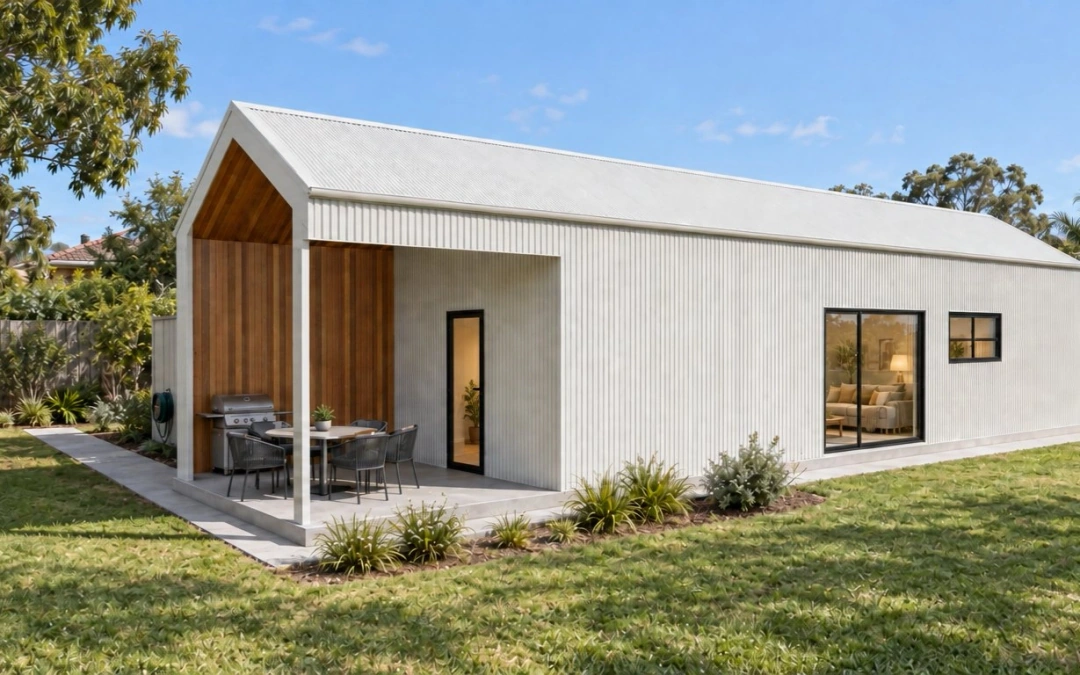 Shed Home #05 — engineered barn home concept render