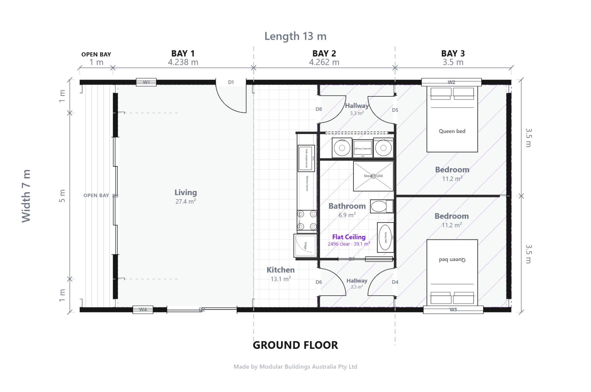 Shed Home #06 ground floor concept plan