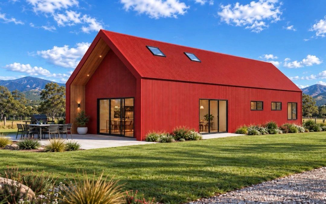 Shed Home #09 — engineered barn home concept render