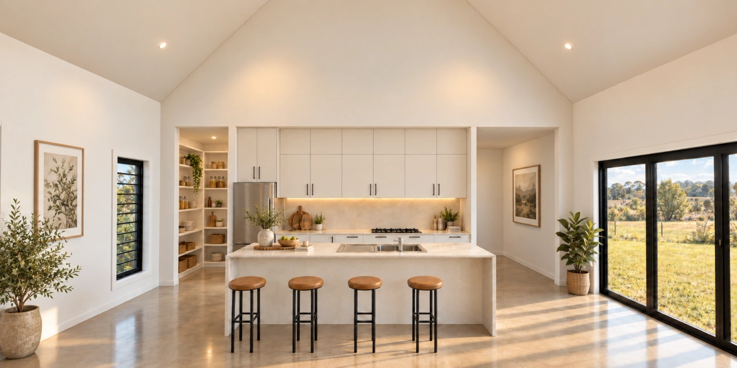 Shed Home #09 — Kitchen & Pantry