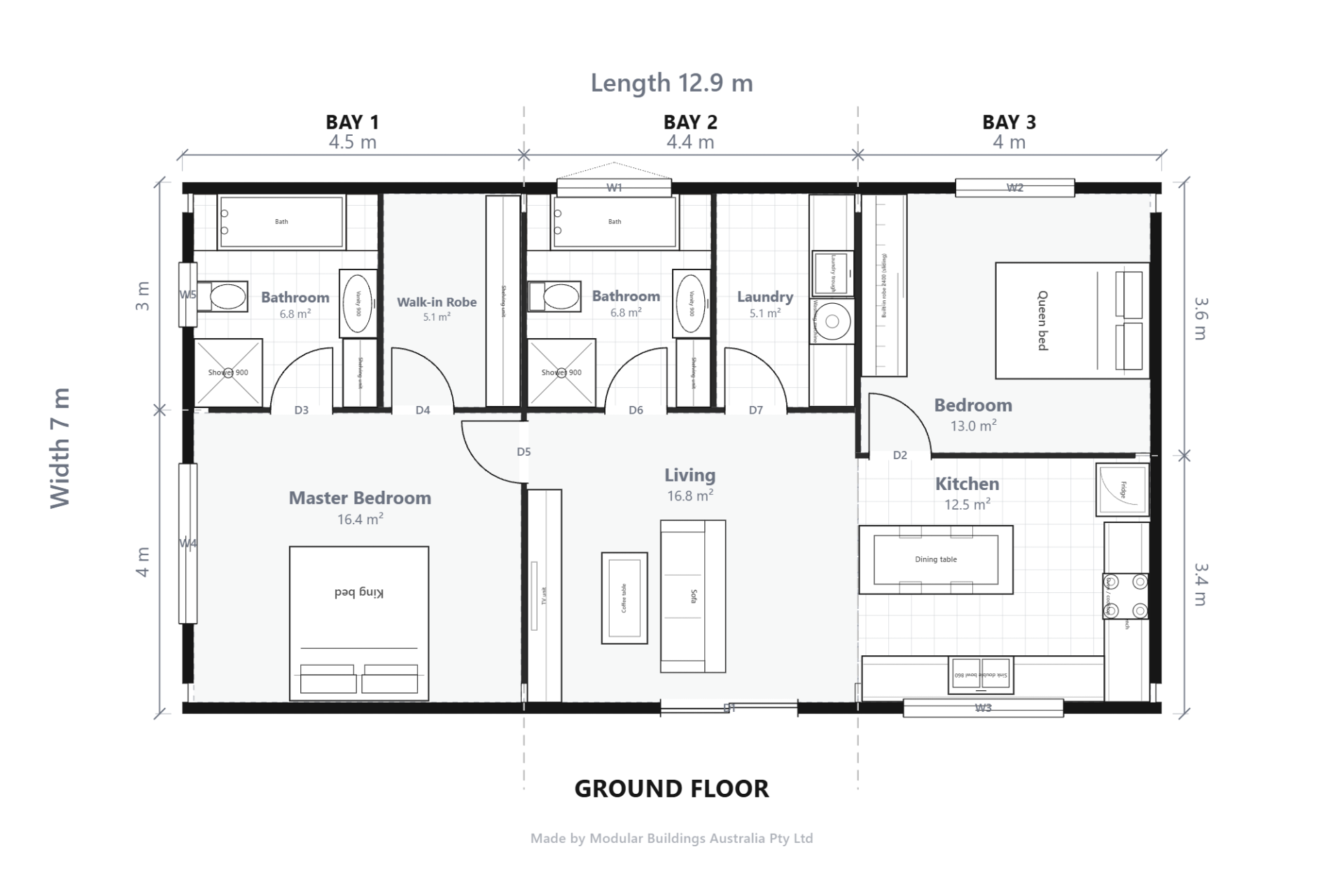 Shed Home #11 ground floor concept plan