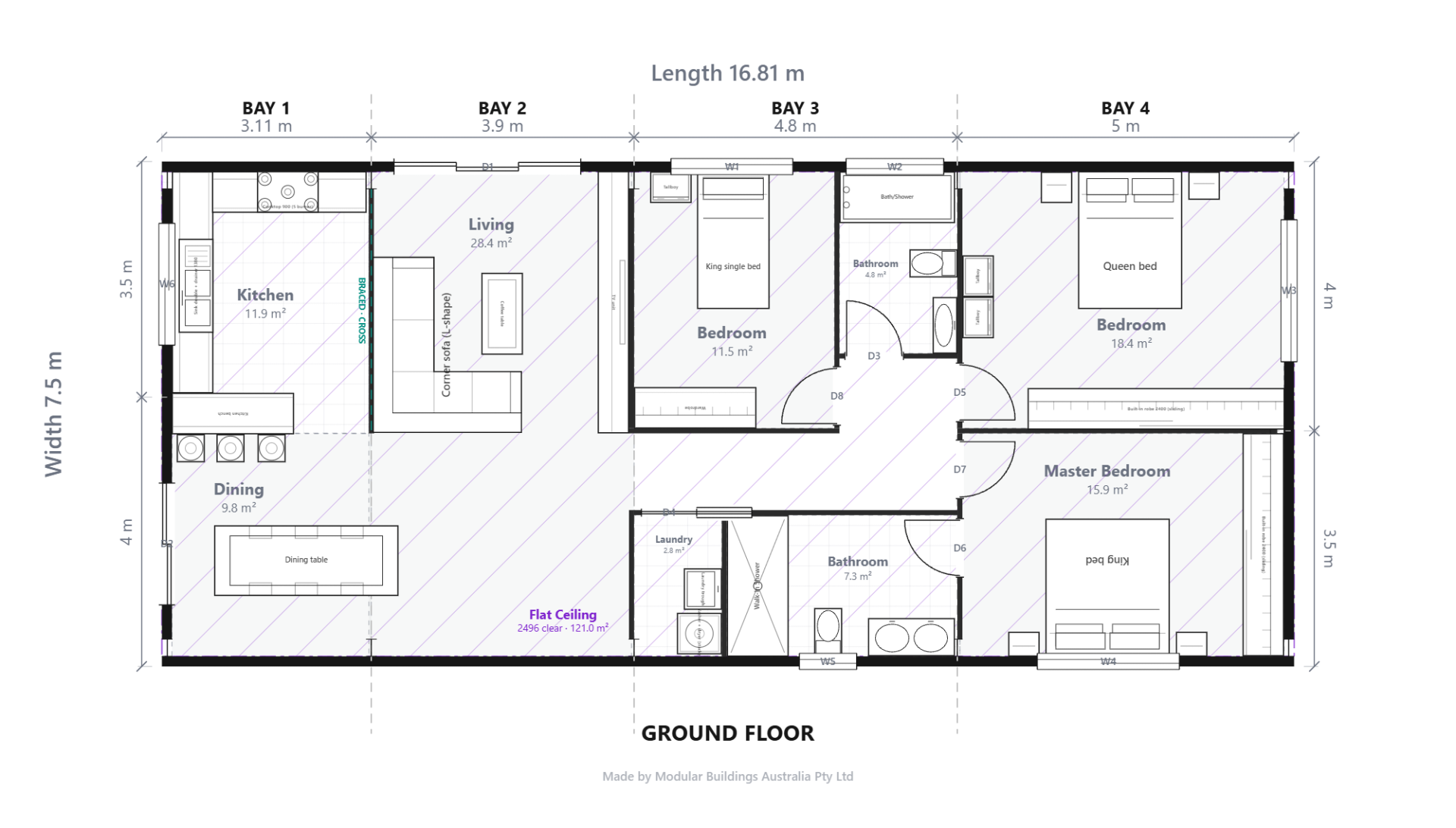 Shed Home #12 ground floor concept plan