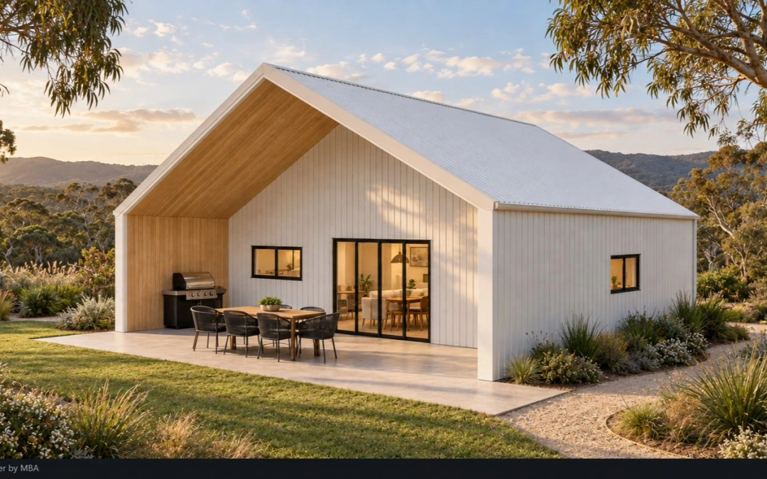 Shed Home #14 — engineered barn home concept render
