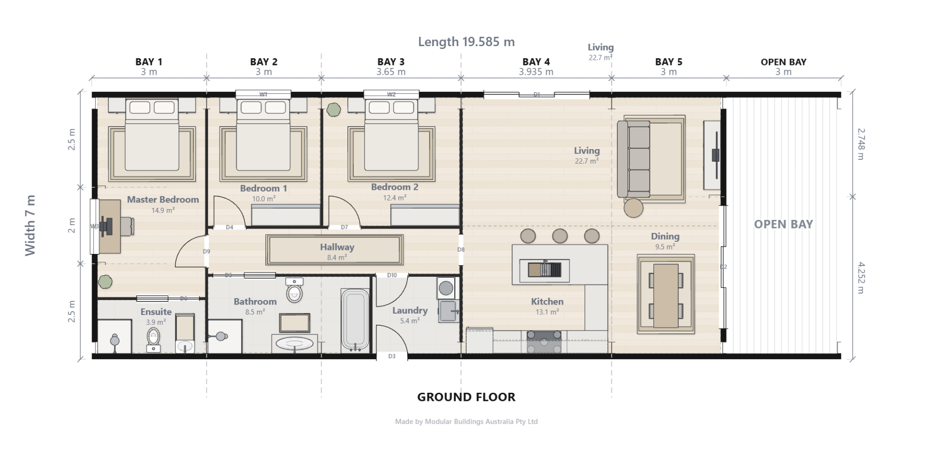Shed Home #23 ground floor concept plan